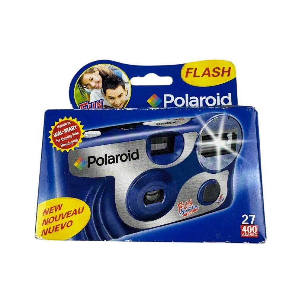 Polaroid Fun Shooter Flash 35mm One-Time Use Camera – 27 Exposures – Sealed